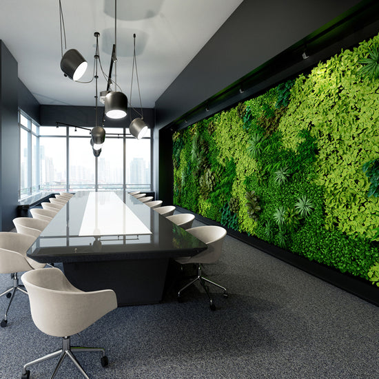 indoor office living wall stacking systems & kits